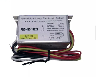 24V DC Electronic UVC Lamp Ballast Sterilizer 18w 4 Pin สำหรับ T5