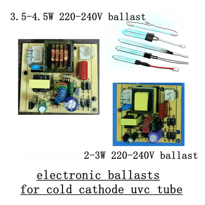 หลอด UV แคโทดเย็น 3w ที่กำหนดเอง 254nm ฆ่าเชื้อโรค UVC Light Tube