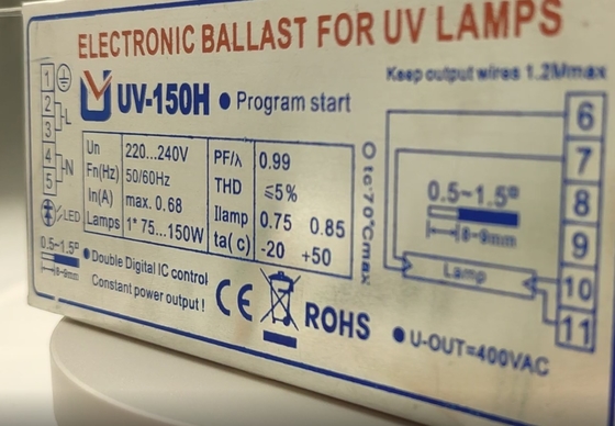 220V 150W uvc ballast UV- 150H สำหรับ U810 Z1554 โคมไฟรองรับบัลลาสต์