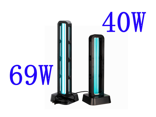 หลอดฆ่าเชื้อโรค UVC ขนาดวัตต์ขนาดใหญ่ 69W 70W พร้อมเครื่องกำจัดไรโอโซน