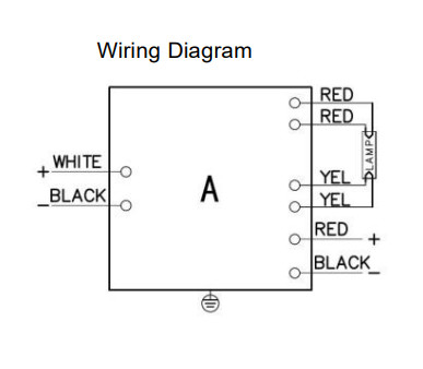 หลอด UV 150H บัลลาสต์อิเล็กทรอนิกส์ 24V DC สำหรับ PW11-425-40D24