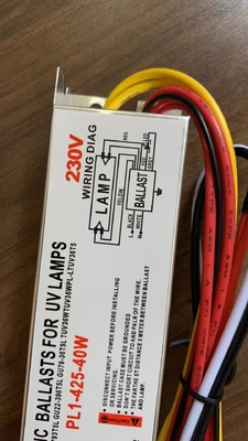 230V 40W หลอด UV บัลลาสต์อิเล็กทรอนิกส์สำหรับฆ่าเชื้อโรค