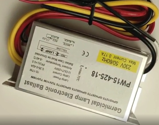 24V DC Electronic UVC Lamp Ballast Sterilizer 18w 4 Pin สำหรับ T5