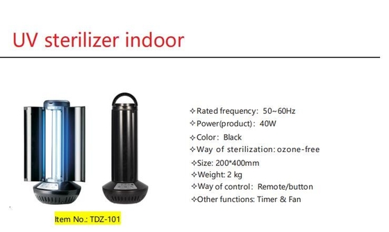 253.7nm โรงพยาบาล UV Disinfection Sterilizer UVC Lamp Virus Sanitizer