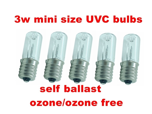 10V 3W UV Lamp Self Ballasted UVC Light Shoe Cabinet Disinfection