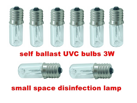 หลอดไฟยูวีในครัวเรือน Self Ballast UVC ตู้เย็นระงับกลิ่นกาย O3
