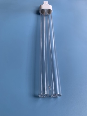 clean 60w 95w H Shape UVC หลอดไฟ 217mm ความยาว Quartz UV Germicidal Tube