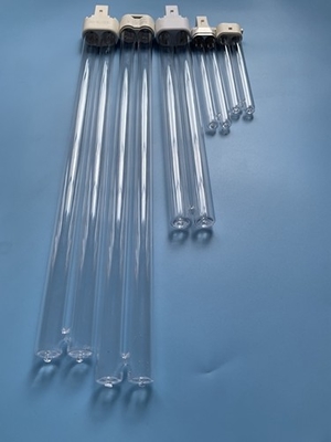 หลอด UVC 5W หลอด H รูปร่าง 254nm หลอดฆ่าเชื้อ UV Quartz Tube หลอด uvc