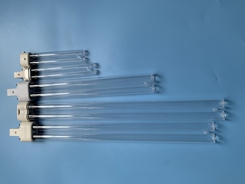 หลอด UVC 5W หลอด H รูปร่าง 254nm หลอดฆ่าเชื้อ UV Quartz Tube หลอด uvc