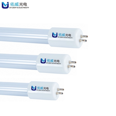 253.7nm T6 UV Sterilizing Lamp เครื่องกรองอากาศแบบท่อตรง