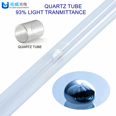 75w Waterproof Amalgam UV Lamp 25-200cm การบำบัดน้ำดื่ม